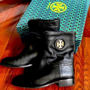 Tory Burch Leather Hallie Bootie